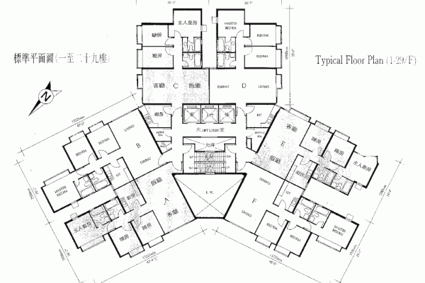 Blessings-Garden-Phase-1-Floor-Plan-95-Robinson-Road-56 Conduit-Road-殷樺花園-羅便臣道 95號-干德道 56號-estate-building-image-mid-levels-west-district-西半山區-hong-kong-properties-for-rent-for-sale-jade-land-properties-real-estate-agent-翡翠島