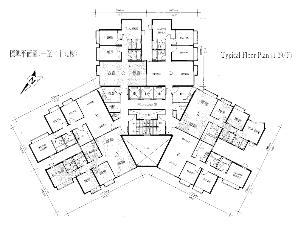 Blessings-Garden-Phase-1-Floor-Plan-95-Robinson-Road-56 Conduit-Road-殷樺花園-羅便臣道 95號-干德道 56號-estate-building-image-mid-levels-west-district-西半山區-hong-kong-properties-for-rent-for-sale-jade-land-properties-real-estate-agent-翡翠島