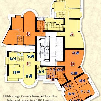 hillsborough-court-tower-4-floor-plan-swimming-pool-18-old-peak-road-building-image-mid-levels-central-district-hong-kong-properties-for-rent-for-sale-jade-land-properties-real-estate-agent-central