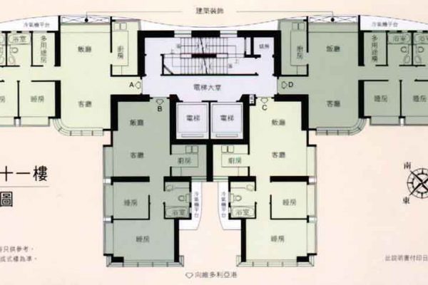 Casa-Bella-floor-plan-117-Caine-Road-寶華軒-堅道 117號-平面圖-estate-building-image-mid-levels-west-district-西半山區-hong-kong-properties-for-rent-for-sale-jade-land-properties-real-estate-agent-翡翠島