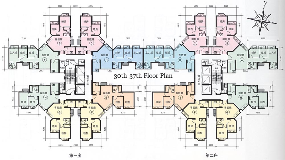 Cayman-Rise-30-37-floor-plan-29-Ka-Wai-Man-Road-加惠臺-加惠民道 29號-estate-building-image-Kennedy-Town-district-堅尼地城區-hong-kong-properties-for-rent-for-sale-jade-land-properties-real-estate-agent-翡翠島